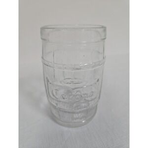 Vintage Corona Clear Barrel Drinking Glass